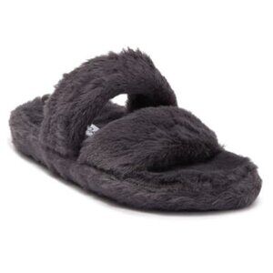 BOGO (Limited Time) ♡ Top Moda Gray Colby Faux Fur Slipper